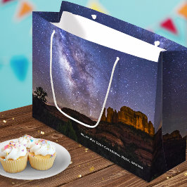 Milchstraße über Kathedrale Rock, Arizona Große Geschenktüte