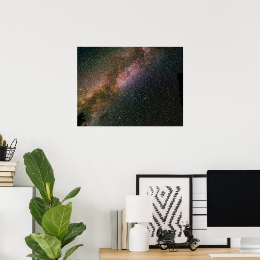 Milchstraße über Lizard Head Pass Poster (Heimbüro)