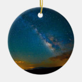 Milchstraße über Taos, New Mexico Keramikornament (Vorne)