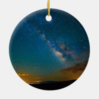 Milchstraße über Taos, New Mexico Keramikornament