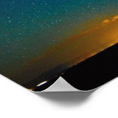 Milchstraße über Taos, New Mexico Poster (Ecke)