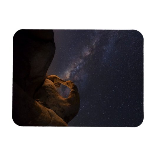 Milchstraße und Cyclops-Arch | Alabama Hills Magnet (Horizontal)