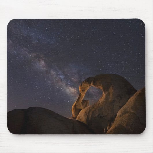 Milchstraße und Cyclops-Arch | Alabama Hills Mousepad (Vorne)