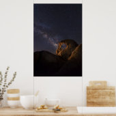Milchstraße und Cyclops-Arch | Alabama Hills Poster (Küche)