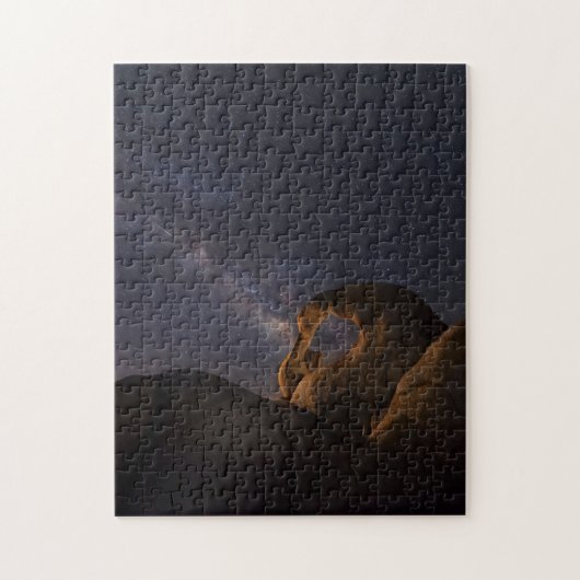 Milchstraße und Cyclops-Arch | Alabama Hills Puzzle (Vertikal)