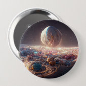 Milchstraße und Galaxien Button (Vorne & Hinten)