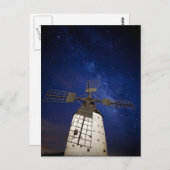 Milchstraße von Fürteventura Postkarte (Vorne/Hinten)