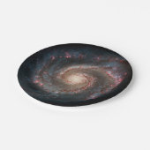 Milchstraße Whirlpool Galaxy Pappteller (Schrägansicht)