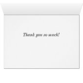 Milchstraßen Dankeschön-Karte (Innenansicht Horizontal (Unten))