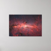 Milchstraßengalaktikzentrum, Sterne, Wolken, Clust Leinwanddruck (Vorderseite)