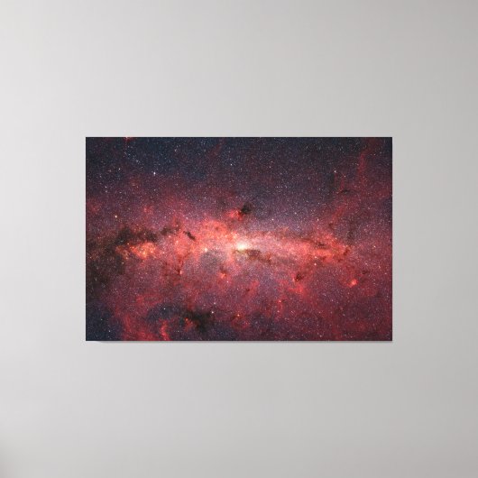 Milchstraßengalaktikzentrum, Sterne, Wolken, Clust Leinwanddruck (Vorderseite)