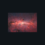 Milchstraßengalaktikzentrum, Sterne, Wolken, Clust Leinwanddruck<br><div class="desc">Unser Galactic Center liegt 26.000 Lichtjahre entfernt in Richtung Sagittarius. Dieses Spitzer-Weltraumteleskop-Bild zeigt hunderttausende Sterne im Zentrum unserer Spirale Milchstraße.</div>