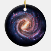 Milchstraßengalaxie - Weltraum Keramik Ornament (Hinten)