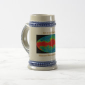 Milchstraßenschleier über WMAP Universum Bierglas (Vorderseite Links)