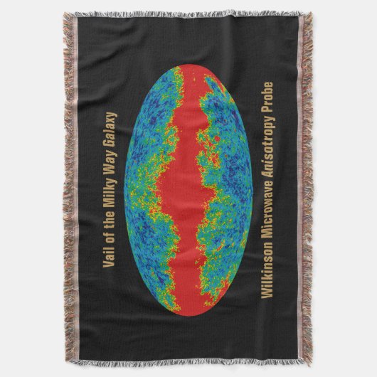 Milchstraßenschleier über WMAP Universum Decke (Vorderseite Vertikal)