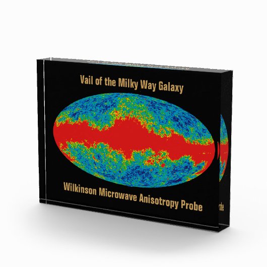 Milchstraßenschleier über WMAP Universum Fotoblock (Rechts)