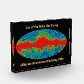 Milchstraßenschleier über WMAP Universum Fotoblock (Links)