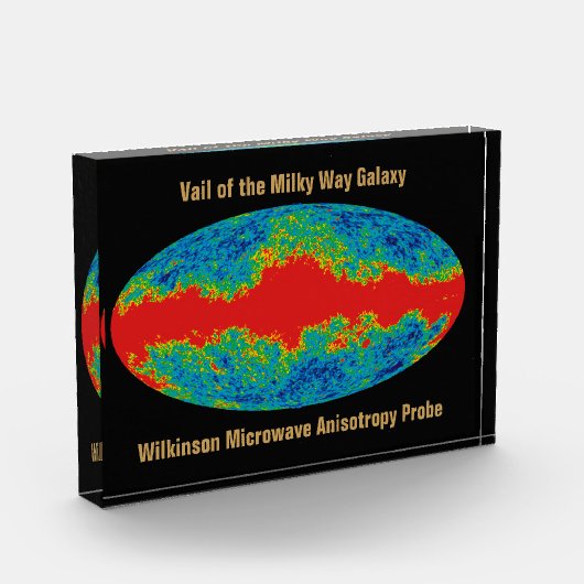 Milchstraßenschleier über WMAP Universum Fotoblock (Links)