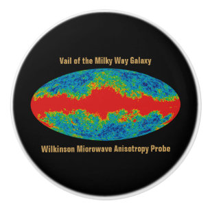 Milchstraßenschleier über WMAP Universum Keramikknauf