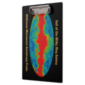 Milchstraßenschleier über WMAP Universum Klemmbrett (Links)