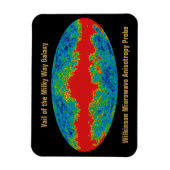 Milchstraßenschleier über WMAP Universum Magnet (Vertikal)