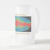 Milchstraßenschleier über WMAP Universum Mattglas Bierglas (VorderseiteRechts)