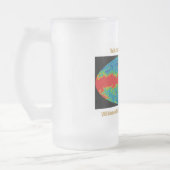 Milchstraßenschleier über WMAP Universum Mattglas Bierglas (Links)