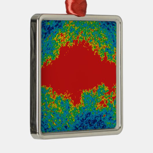 Milchstraßenschleier über WMAP Universum Ornament Aus Metall (Rechts)