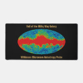 Milchstraßenschleier über WMAP Universum Schreibtischunterlage (Vorderseite)