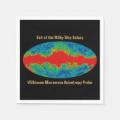 Milchstraßenschleier über WMAP Universum Serviette (Vorderseite)