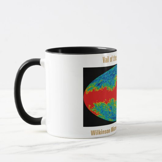 Milchstraßenschleier über WMAP Universum Tasse (Links)
