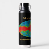 Milchstraßenschleier über WMAP Universum Trinkflasche (Vorne)