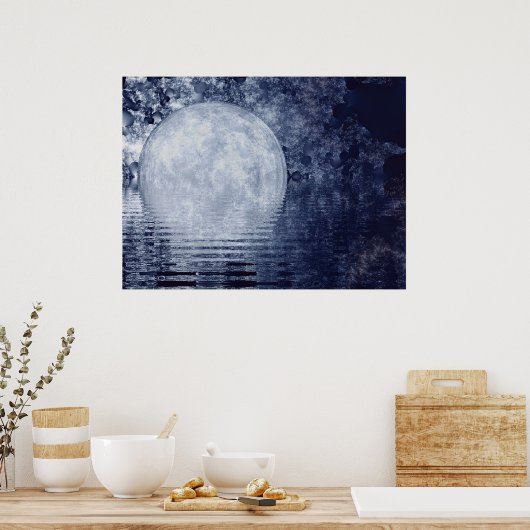 Milchstraßenwerbung Poster (Küche)