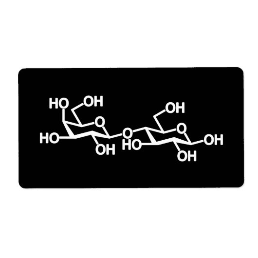 Milchstruktur von Lactose (Vorne)