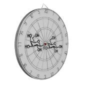 Milchstruktur von Lactose Dartscheibe (Vorderseite Links)