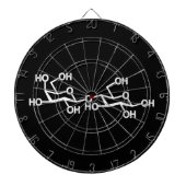 Milchstruktur von Lactose Dartscheibe (vorne)