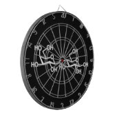 Milchstruktur von Lactose Dartscheibe (Vorderseite Links)