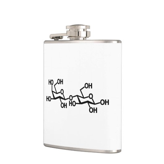 Milchstruktur von Lactose Flachmann (Links)