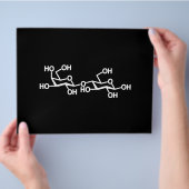 Milchstruktur von Lactose Flyer (Hand)