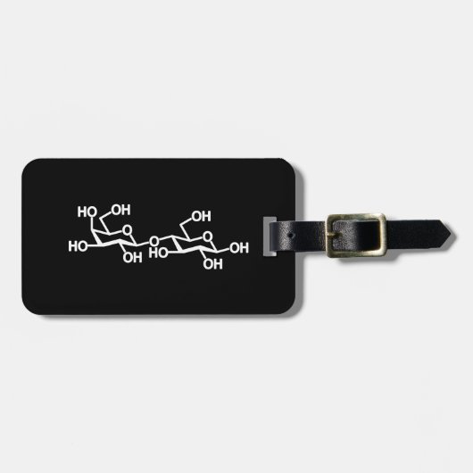 Milchstruktur von Lactose Gepäckanhänger (Vorderseite horizontal)