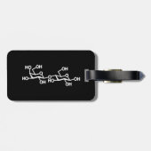 Milchstruktur von Lactose Gepäckanhänger (Rückseite horizontal)