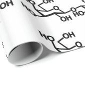 Milchstruktur von Lactose Geschenkpapier (Rolleneckpunkt)