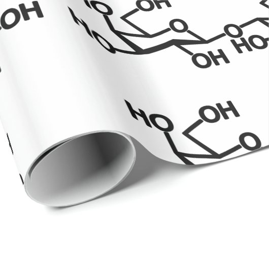 Milchstruktur von Lactose Geschenkpapier (Rolleneckpunkt)