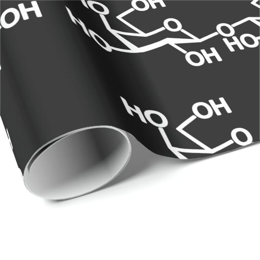 Milchstruktur von Lactose Geschenkpapier (Rolleneckpunkt)