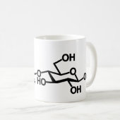 Milchstruktur von Lactose Kaffeetasse (VorderseiteRechts)