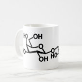 Milchstruktur von Lactose Kaffeetasse (Vorderseite Links)