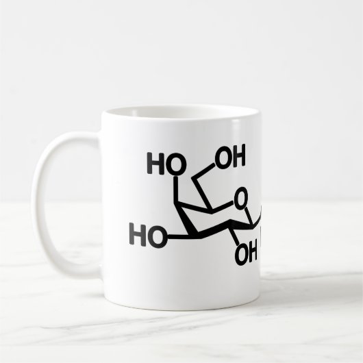 Milchstruktur von Lactose Kaffeetasse (Links)