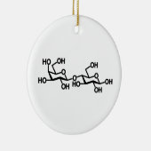 Milchstruktur von Lactose Keramik Ornament (Rechts)