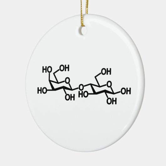 Milchstruktur von Lactose Keramik Ornament (Links)