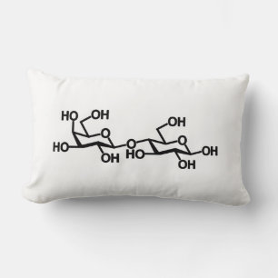 Milchstruktur von Lactose Lendenkissen